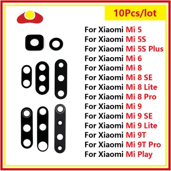 10Pcs Pre Xiao Mi 5 5S Plus 6 8 Lite 9 SE 9T Pro Hrať Mi6 Mi8 Mi9 S Lepidlom Samolepiace Nálepky Zadné zadný Kryt Objektívu Sklo