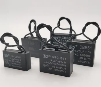 10pcs Továrne, Dodávateľom Nové značky odoelec cbb61 sh polypropylénových kondenzátorov cbb61 kondenzátor 10uf 450v
