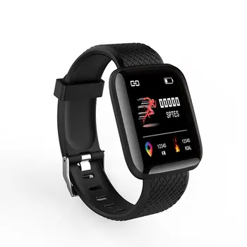 116 Plus Smart Hodinky Zdravie Náramok Športové hodinky Krvného Tlaku, Srdcovej frekvencie Krokomer Fitness Tracker Smart Vodotesný Náramok