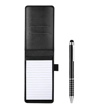 12 Ks Malé Vrecko Zápisníky Držiteľ Nastaviť Mini Pocket Note Pad Držiak S 10 Ks 3 