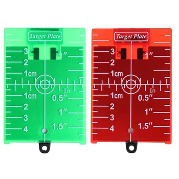 1PCS palec/cm Magnetické Laserový Cieľ Karty Doska Pre Zelené/Červené Laserové Úrovni