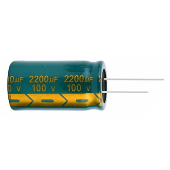 1pcs/veľa 100v 2200UF hliníkové elektrolytický kondenzátor veľkosť 22*40 2200UF 20%