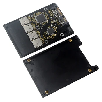 2.5 Palcový 4 TF na SATA Karty Adaptéra, Self-Made SSD (Solid State Drive), Pre Micro-SD SATA Skupiny RAID Karty