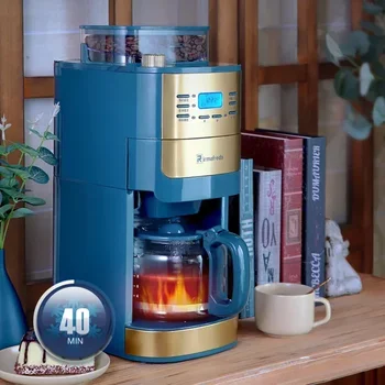 220V plne Automatické Americký kávovar, rýchlovarná Brúsenie, Integrované Sóje Prášok kávovar kávovar