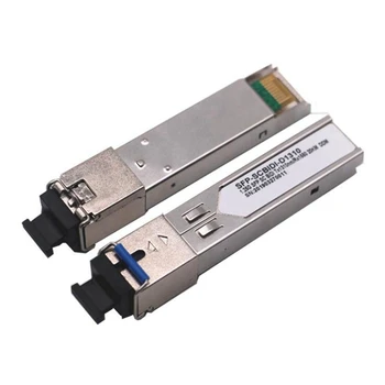 2X 20 KM jednovláknová SC GPON Modul Switch Gigabit SFP Optický Modul Kompatibilný S HP H3C Prepínač