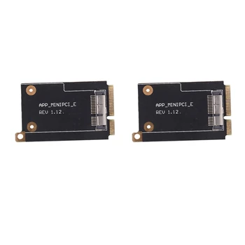 2X Mini PCI-E Express Adaptér Converter 52-Pin Mini PCI-E Karty Pre Broadcom BCM94360CD BCM943602CS BCM94360CS2