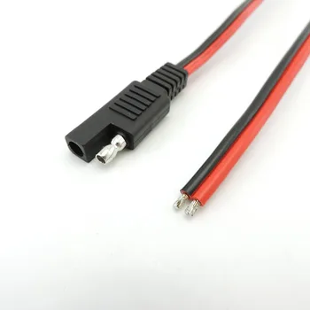 30 CM SAE Rýchle Pripojenie Odpojte Konektor napájací kábel Predlžovací Kábel DC Kábel 14AWG Drôt Postroj pre Solárnych Automobilov, Batérie t