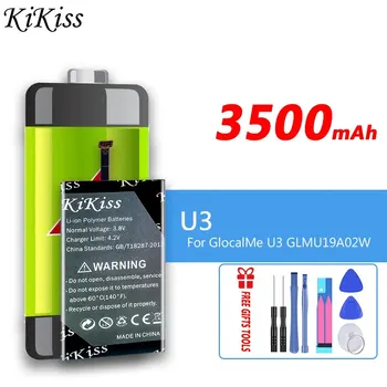 3500mAh/4100mAh KiKiss Výkonné Batérie Pre GlocalMe U2 U2S U2CS E1 U3 GLMU19A02W Bateria