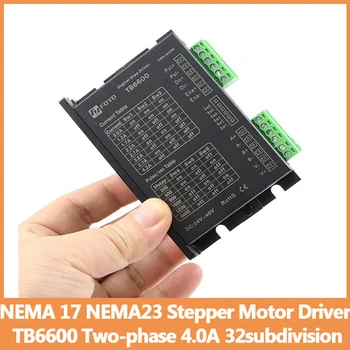 42mm 57mm NEMA 17 NEMA23 stepper motor ovládač TB6600 two-phase štyri drôty 4.0 32subdivision 9v 12v 24v 42v ovládač