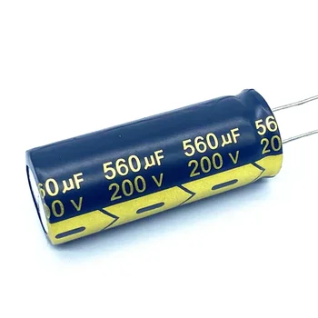 5 ks/veľa 200v 560UF 200v 560UF hliníkové elektrolytický kondenzátor veľkosť 18*50 20%