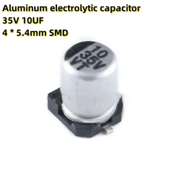 50PCS Hliníkové elektrolytický kondenzátor 35V 10UF 4 * 5.4 mm SMD