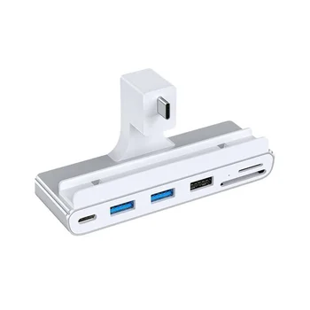 6 v 1 Typ-C, USB C Hub TF SD Kariet pre IMac, iPad Hub Dokovacej Stanice, USB C pre Notebooky Podpora SD TF