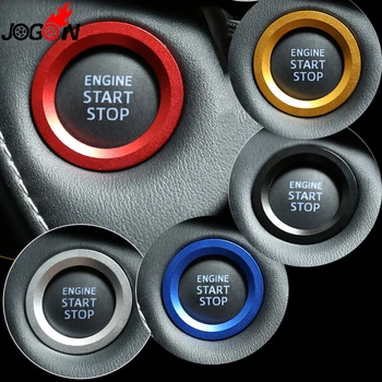 Auto Push Start Stop Motora Tlačidlo Krúžok Kryt Výbava Nálepky, Dekorácie Pre Toyota 86 GT86 FT86 Scion FR-S Subaru BRZ roky 2013-2018