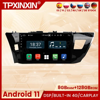 Autoradio Automobilových Multimediálnych Pre Toyota Corolla 2014 2015 Rádio Coche S Bluetooth Carplay GPS Navi 2 Din Android Vedúci Jednotky