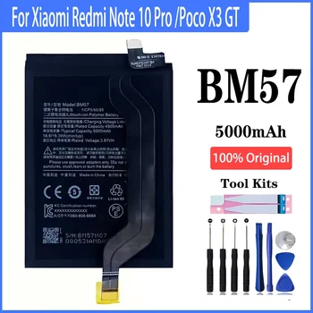 BM57 Vysokú Kvalitu high capacity Batérie Pre Xiao Poco X3 GT / Redmi Note10 Pro 5000mAh Telefón Náhradné Batérie Bateria