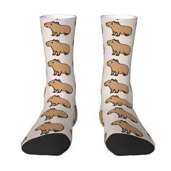Capybara Šaty Ponožky Muži Ženy Teplé Zábavné Novinkou Zvierat Posádky Ponožky