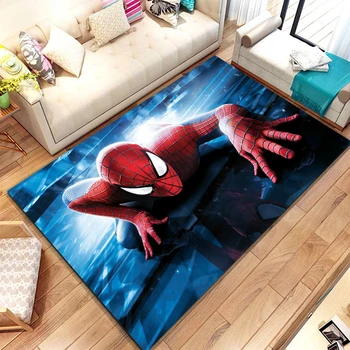 Disney Karikatúry Spiderman Vzor Veľké Plochy Kobercov Koberec pre Domáce Obývacej Izby, Spálne, Gauč Rohožky Dekorácie Deti Rohože Potdemiel
