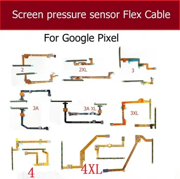 Displej Snímač Tlaku Grip Flex Kábel Pre Google Pixel 2 3 4 2XL 3XL 3A 3AXL 4XL Vľavo, Vpravo Tlak Gravitácie Dotykový Snímač Časti