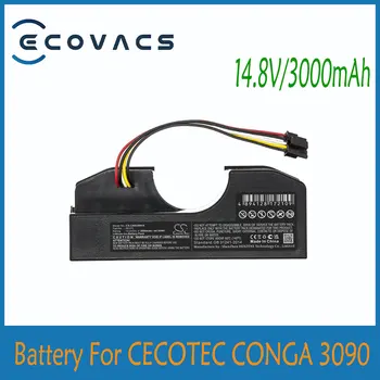 Ecovacs 3000Mah Vacuüm Batterij 05173 Voor Cecotec Conga 3090