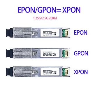 GPON/EPON/XPON SFP onú exkluzivitu Stick S MAC SC Konektor DDM pon 1,25 G/2,5 G 1310nm/1490nm modul