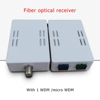 GPON č adaptér FTTH Optický Prijímač S WDM /micro WDM Optický Uzol SC APC Simplex Konektor s 1 WDM na ZÁKLADE FTTH CATV