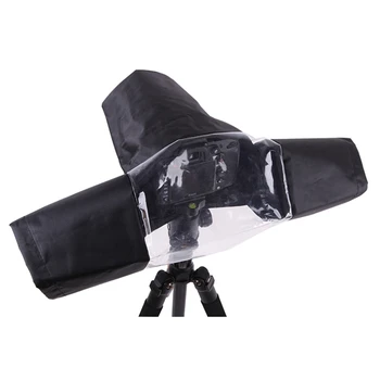 Kamera Kryt Dážď Dážď Tieni Nepremokavý Plášť Čierny Prenosný Pre Canon, Nikon, Sony Olympus