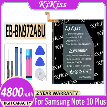 KiKiss EB-BN972ABU Pre Samsung Galaxy Note 10+ Note10Plus Batérie Poznámka 10 Note10+ Plus SM-N975F SM-N975DS Batérie