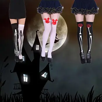 Lolita Cosplay Halloween Ponožky Módne Nad Kolená Cosplay Príslušenstvo Halloween Kostýmy Elastické Vysoký Koleno, Stehno Ponožky Dieťa