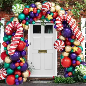 Macaron Balóny Nový Rok Arch Auta Narodeninovej Party Dekor Svadobné Veselé Vianoce DIY Balón Pozadí Dekorácie