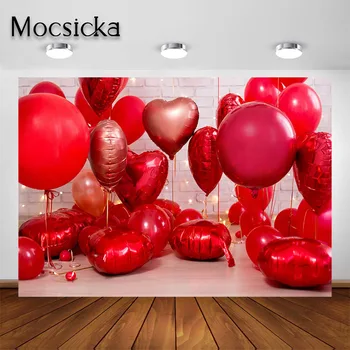 Mocsicka Valentína Kulisu pre Fotografiu Sladké Srdce Kiss Photobooth Foto Pozadie Dekorácie Foto Stuido Rekvizity