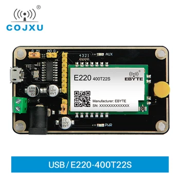 Modul Skúšobnej Doske LLCC68 testovacia Súprava USB s Anténou 433MHz 470MHz UART Bezdrôtového Modulu E22-400TBL-01