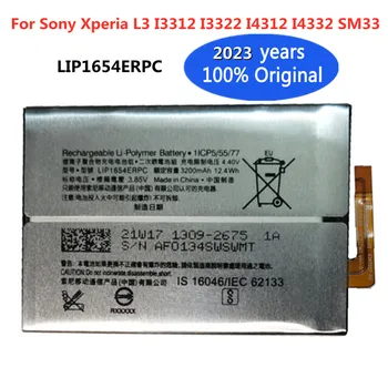 Nová Xperia LIP1654ERPC Náhradné Batérie Pre Sony Xperia L3 I3312 I3322 I4312 I4332 SM33 LIP1654 SNYS1654 Telefón Batérie