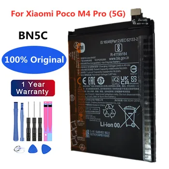 Nový, Originálny BN5C Batérie 5000mAh Pre Xiao Poco M4 Pro 5G BN 5C Batériu Mobilného Telefónu S Nástrojmi a Kódu Sledovania