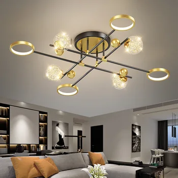 Obývacia izba lampa 2021 nový štýl moderný minimalistický svetlo luxusné Nordic spálňa Stropné svietidlá Led vnútorné osvetlenie
