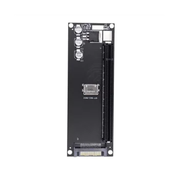 PCIe na SFF-8611 Adaptér,Oculink SFF-8611 do PCIe karty PCI-Express 16X 4X Adaptér s Napájania SATA Port pre Doske Grafika