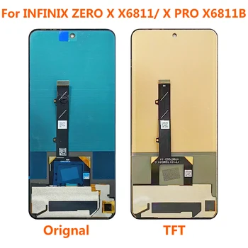 Pre Infinix Nula X Pro X6811B LCD Nula X X6811 Displej Dotykový Displej Digitalizátorom. Montáž Náhradných Dielov