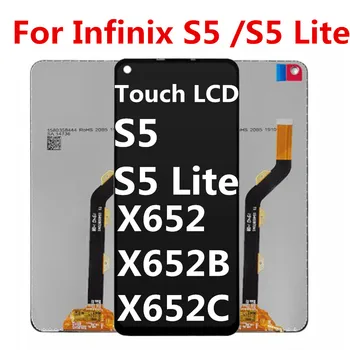 Pre Infinix S5 X652 LCD Displej Dotykový Displej Pre Infinix S5 Lite touch Digitalizátorom. Montáž Opravy, Výmeny Dielcov