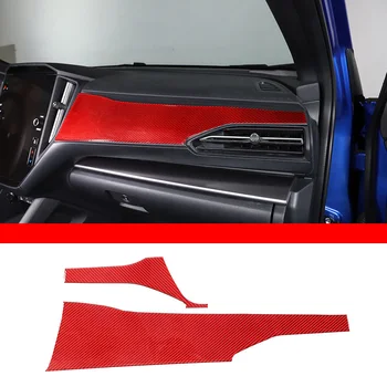 Pre Subaru WRX STI 2021 2022 2023 Auto Panel Panel Nálepky Dekoratívny Kryt Mäkké Uhlíkových Vlákien Interiérové Doplnky LHD