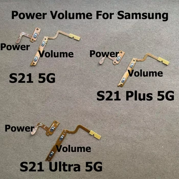Pôvodný Pre Samsung Galaxy S21 Plus Ultra 5G Energie Na Vypnutie Hlasitosti Tlačidlo Fotoaparátu Tlačidlo Prepnúť Flex Kábel