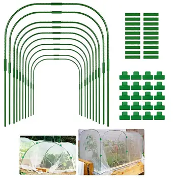 Rastú Tunel Pre Emisie Skleníkových Prenosné Záhradné Postele Tunel Podporu Obruče Rám Dlhé Rastliny Rastú Tunel Pre Záhradné Textílie Vznesené