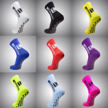 Silikónové uchopenie ponožky Sklzu Kolo tapedesign futbal Proti prísavky Futbal Ponožky Športové Muži Ženy Baseball, Rugby Ponožky