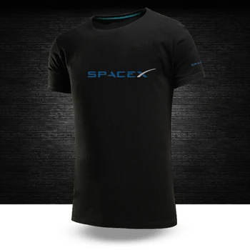 SpaceX Priestor X Logo 2021 Mužov Nové Letné Módne T-shirt Rýchle Sušenie Športové Osobné Dizajn Fitness Krátke Rukáv Top