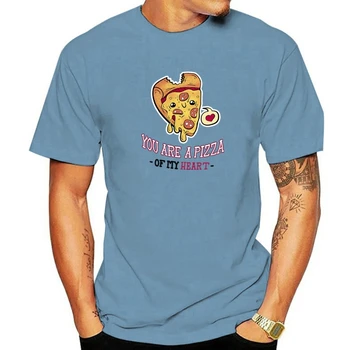 Ste Pizza Môjho Srdca Karikatúry Ženy Tričko Ulici Bežné Tshirts Priedušná Módne Tee Šaty Letné Hip Hop Tričko