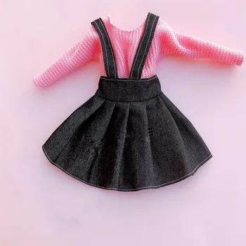 Sveter Oblek pre 60 cm Bábiky Oblečenie Denim Sukne 1/3 Bjd Doll Dress Up Príslušenstvo pre 22 inch Bábika