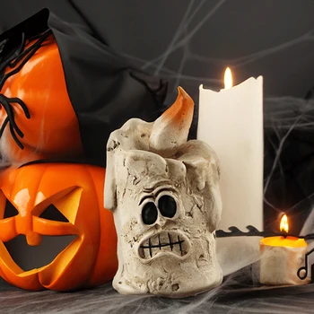 Tekvicové Hlavy Svätého Halloween scény, dekorácie príliv hrať s živice stola ornament čačky