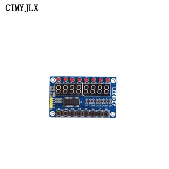 TM1638 Modul Tlačidlo Displeja Pre AVR Arduino 8 Bitový Digitálny LED Trubice 8-Bitové LED Displej Rada
