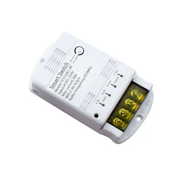 Tuya Wifi 30A Relé Modul 85-250V Smart Switch DIY 433MHZ RF Controller Smartlife APLIKÁCIE Hlasové Relé Časovač, Diaľkové Ovládanie