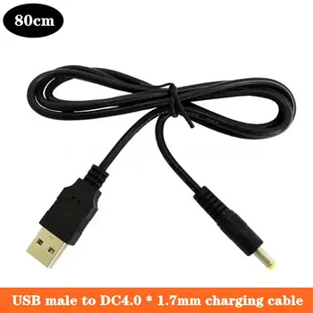 USB mužov DC4.0 mm * 1.7 mm 80 CM DC4.0 Napájací Kábel USB Na DC4.0 jednosmerný (DC) Kábel Nabíjací Kábel