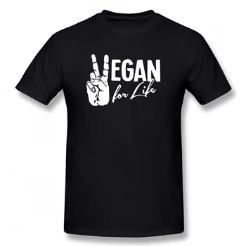 Vegánska pre Život Vegetariánska Hiphop Priateľ T Shirt Zábavné Grafické Módy Nové Bavlna Krátky Rukáv O-Krku Priateľov, Nie Potraviny T-shirt