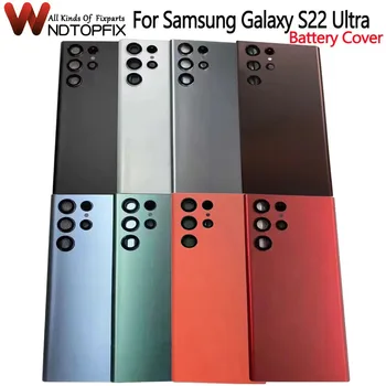 Vysokej Kvality Pre Samsung Galaxy S22 Ultra S908B S908U S908W S908N S9080 908E Späť Kryt Batérie Dvere Bývanie Náhradné Diely